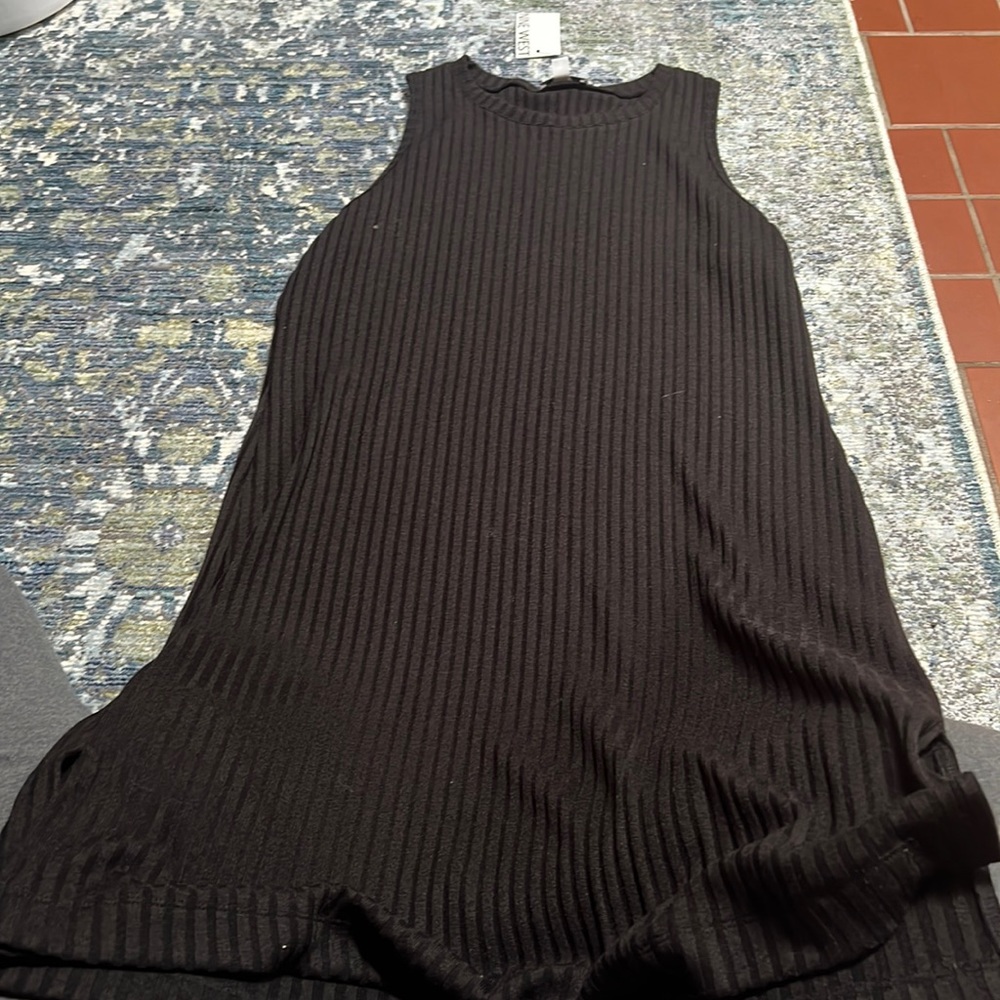 Black tank top dress